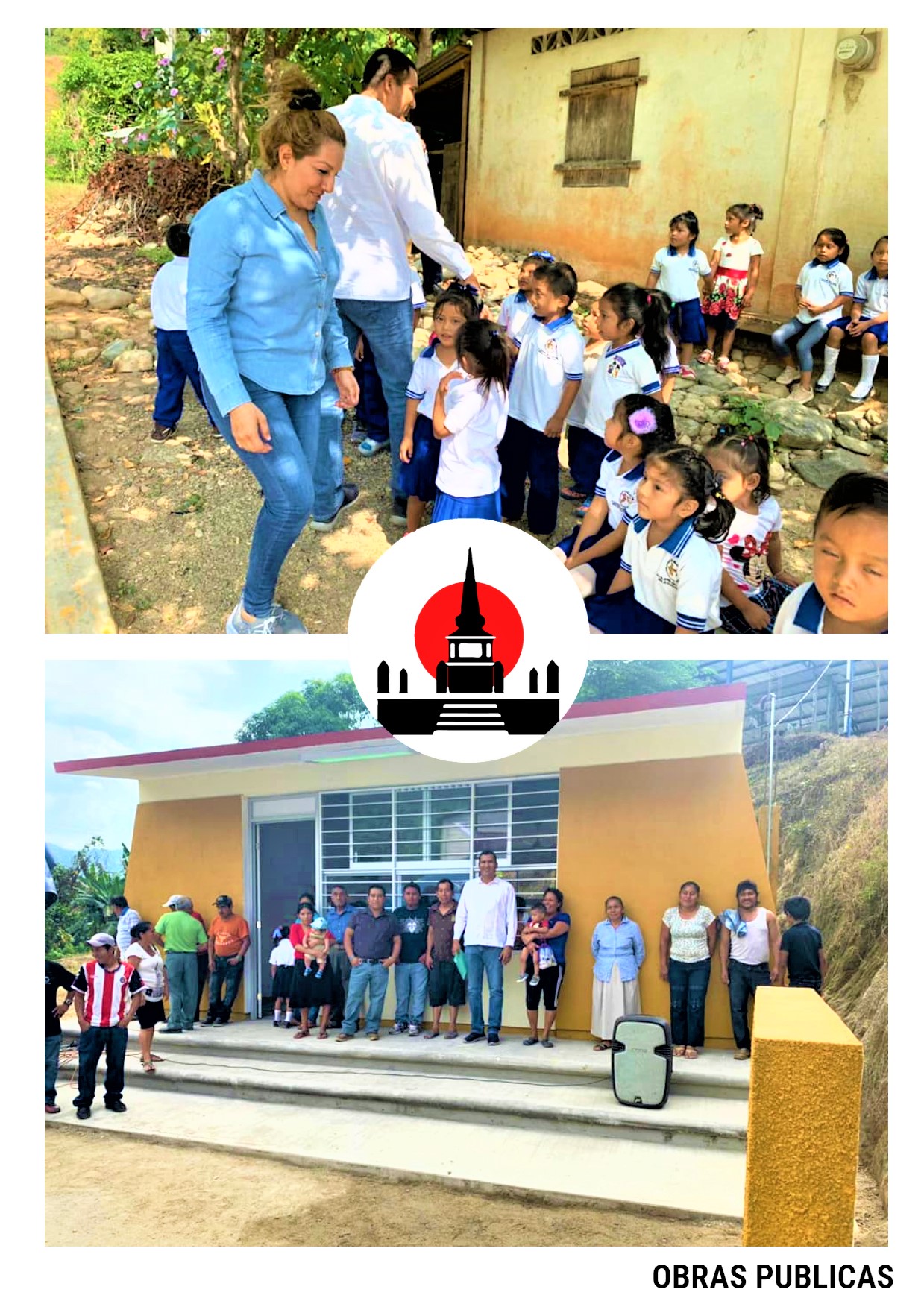 INAUGURACIÓN DE OBRA (AULA DIDACTICA) EJIDO MARIA ESTHER